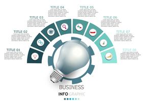 Infographics vektor design och marknadsföring ikoner