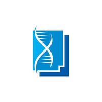 DNA-Doc-Logo, DNA-gesundes Logo vektor