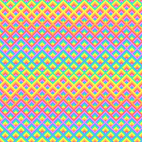 Regenbogen 3D quadriert Pixel Art Background vektor