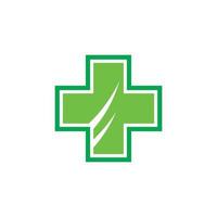 logotyp för sjukvård, logotyp för klinikläkare vektor