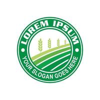 Farm-Logo, Umwelt-Logo-Vektor vektor