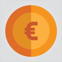 isolerade eurovaluta transparent skalbar vektorgrafik vektor