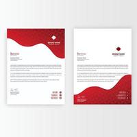 abstrakt brevpapper. modern affärsmalldesign, redo att skrivas ut vektor