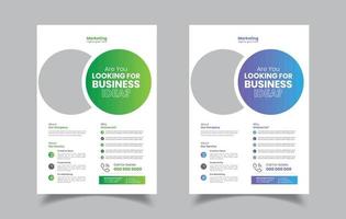 Business-Flyer-Template-Design-Design vektor