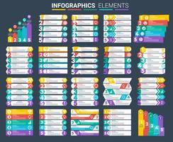 Infografiken Elementsatz vektor