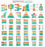 infografiska element inställda vektor