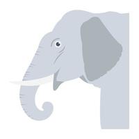 trendige Elefantenkonzepte vektor