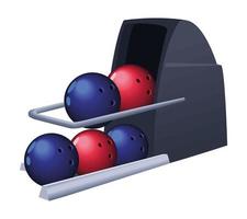 Bowling-Transportkugeln Band vektor