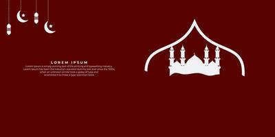 Ramadan-Kareem-Hintergrund. islamischer hintergrund vektor