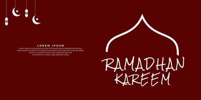 ramadan kareem bakgrund. islamisk bakgrund, muslimers gratulationskort, inbjudan, affisch, banderoll och kopieringsutrymme. lämplig att placeras på innehåll med det temat. vektor