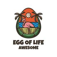 Illustrationsvektorgrafik des Ei des Lebens, gut für Logodesign vektor