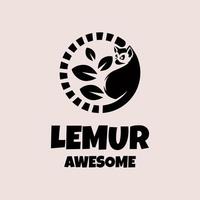 illustration vektorgrafik av lemur, bra för logotypdesign vektor