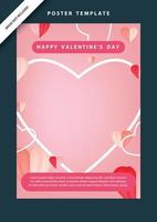 tapete liebe social media vorlage valentinstag vektor