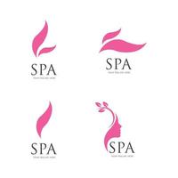 spa logotyp vektor illustration formgivningsmall