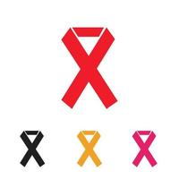 aids band logotyp vektor