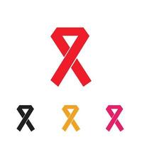 aids band logotyp vektor