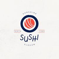 Sushi-Logo-Vektor vektor
