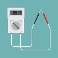 digital multimeter grafisk design. vektor illustration.