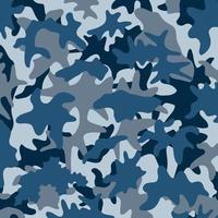 Navy Blue Sea Ocean Soldier Stealth Marine Schlachtfeld Tarnstreifen Muster militärischer Hintergrund Konzept vektor