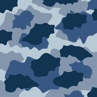 Navy Blue Sea Ocean Soldier Stealth Battlefield Tarnstreifen Muster militärischer Hintergrund Kriegskonzept vektor