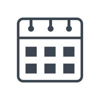 Kalender-Icon-Web vektor