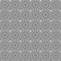 klassische Batik Musterdesign Hintergrund geometrische Mandala Tapete. elegantes traditionelles Blumenmotiv vektor