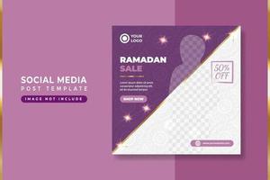 ramadan verkauf mode social media post banner vorlage vektor