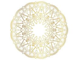 mandala konstverk med gyllene design, bakgrund, mönster, blomma, arabisk stil vektor