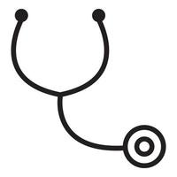 Vektor des Stethoskops für Website, Symbol, Symbol, Präsentation