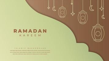 ramadan kareem hintergrunddesignvektor vektor