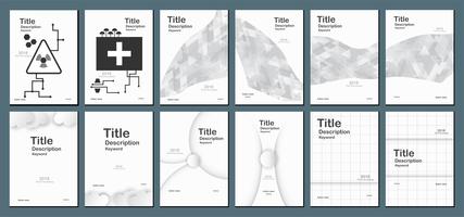 Weißer moderner abstrakter Hintergrund mit Textraum für Netzfahne, Abdeckung, Broschüre, Buch und Darstellung. vektor