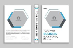 bokomslag malldesign. minimal broschyr layout och modern rapport business flygblad affisch mall. vektor