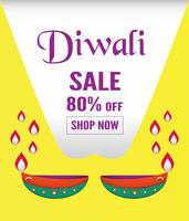 Diwali är festival av hinduiska ljus för inbjudningsbakgrund, webbbanner, reklam. Vektor illustration design i pappersskuren och hantverk stil.