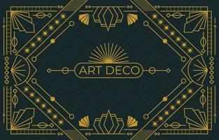 künstlerischer Art-Deco-Hintergrund vektor