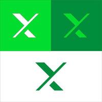 Buchstabe x Logo-Design-Vorlagenelement. Vektor-Logo vektor