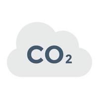 Kohlendioxid-Konzepte vektor