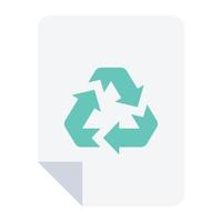trendige recyclingkonzepte vektor