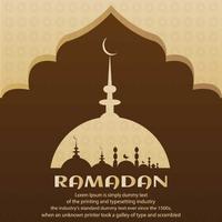 Ramadan Illustration für Ihr Projekt vektor