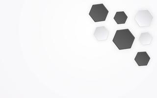 Abstrakt polygon som 3D fotbollsmönster bakgrund. Geometrisk form och kreativ grafisk designkoncept. Hexagon bakgrundsmall för presentations tema med kopia utrymme vektor illustration