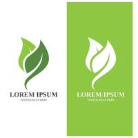 löv grön ekologi natur logotyp element vektor