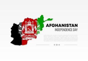Afghanistans självständighetsdag för nationellt firande den 19 augusti. vektor