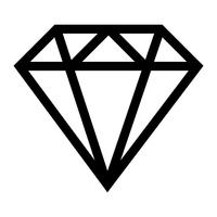 Diamant-Vektor-Logo vektor