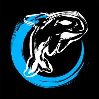 Killer Whale Orca Illustration vektor