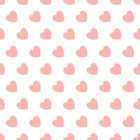 Nahtloser Hintergrund des rosa schrägen Herzmusters vektor