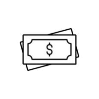 Bargeld-Dollar-Notiz-Symbol