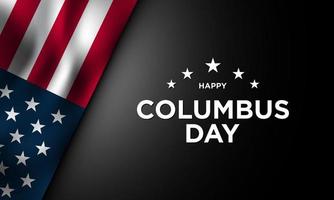 Columbus Day Hintergrunddesign. vektor