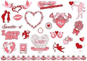 Valentinstag Vector Elements Pack