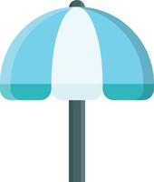 Regenschirm-Vektor-Illustration auf einem Hintergrund. Premium-Qualitätssymbole. Vektorlinie flaches Symbol für Konzept oder Grafikdesign. vektor