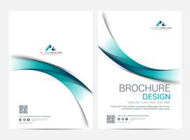 Broschüre Layoutvorlage, Cover-Design-Hintergrund vektor