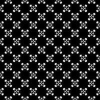 Schwarz-Weiß-Oberflächenmuster Textur. bw dekoratives Grafikdesign. Mosaik Ornamente. Mustervorlage. vektor